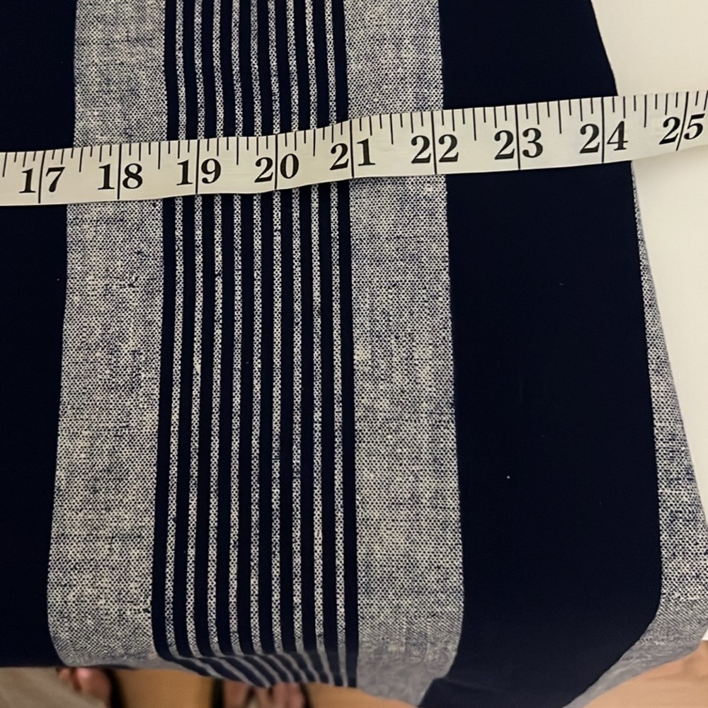 Paccini, YachtWear Conservative Blue Striped Dress,Excellent Condition,Size 14 - Picture 9 of 10